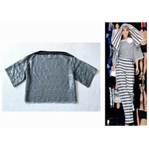 D&G by DOLCE & GABBANA runway collection pretty "sparkling-sequin" top i-42 us-6